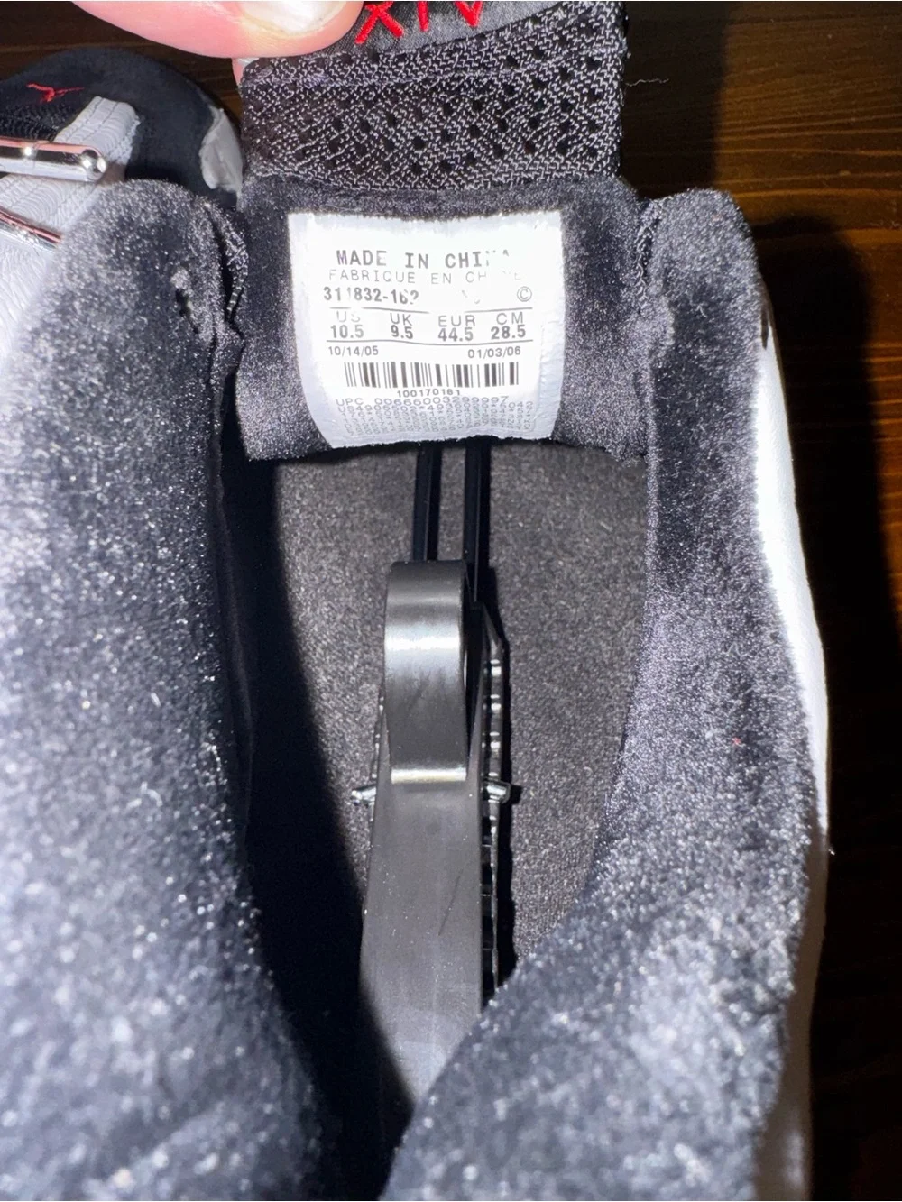 Jordan 14 Black Toe 2006. Extremely rare release and in mint condition. 10.5.